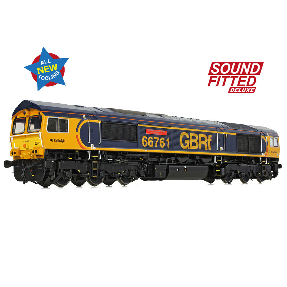 Bachmann 50-003SFX - Class 66/7 66761 'Wensleydale Railway Association' GBRf Europorte (SOUND FITTED DELUXE)