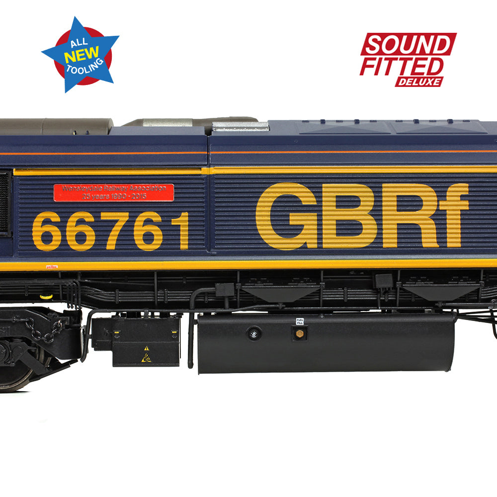 Bachmann 50-003SFX - Class 66/7 66761 'Wensleydale Railway Association' GBRf Europorte (SOUND FITTED DELUXE)