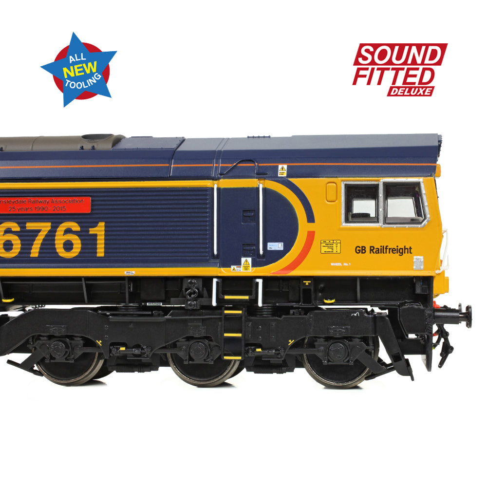 Bachmann 50-003SFX - Class 66/7 66761 'Wensleydale Railway Association' GBRf Europorte (SOUND FITTED DELUXE)