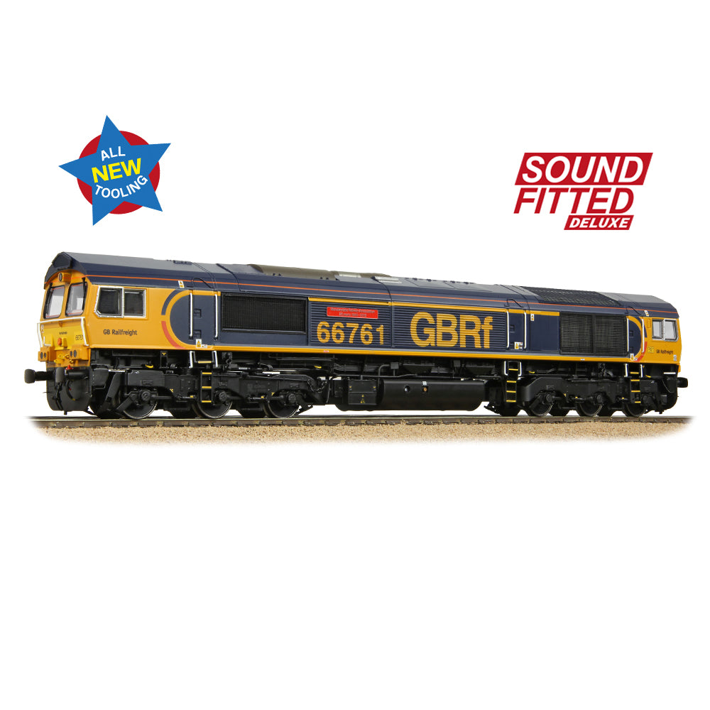 Bachmann 50-003SFX - Class 66/7 66761 'Wensleydale Railway Association' GBRf Europorte (SOUND FITTED DELUXE)