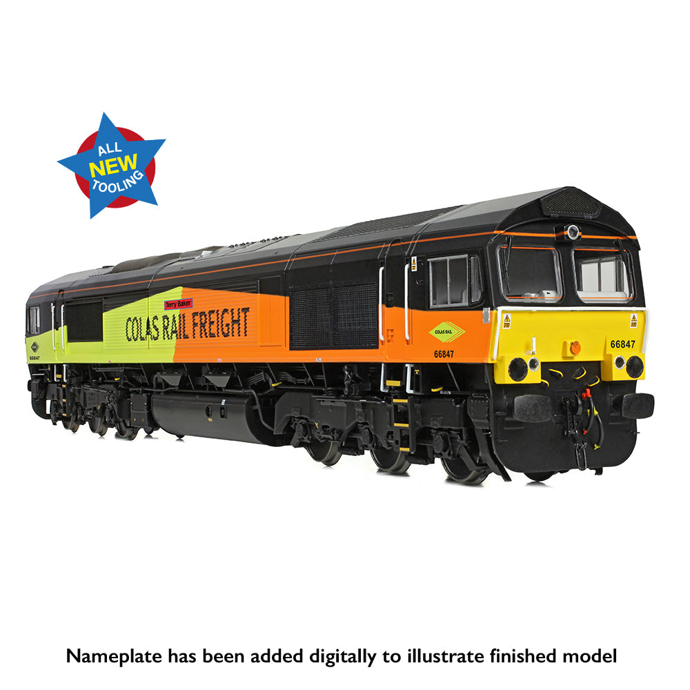 Bachmann 50-004 - Class 66/8 66847 'Terry Baker' Colas Rail Freight