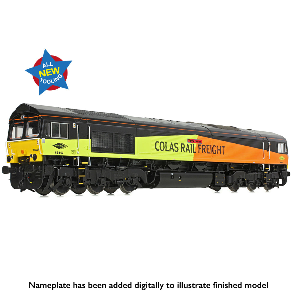 Bachmann 50-004 - Class 66/8 66847 'Terry Baker' Colas Rail Freight