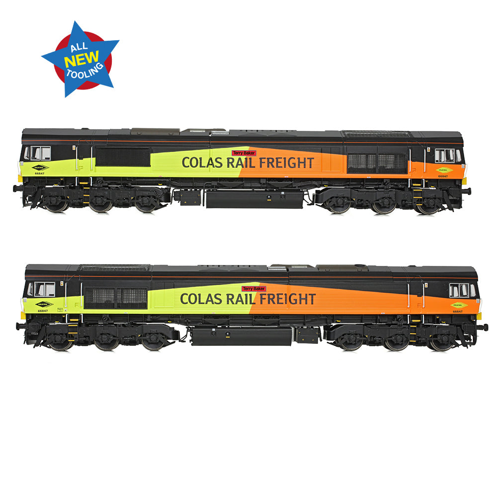 Bachmann 50-004 - Class 66/8 66847 'Terry Baker' Colas Rail Freight