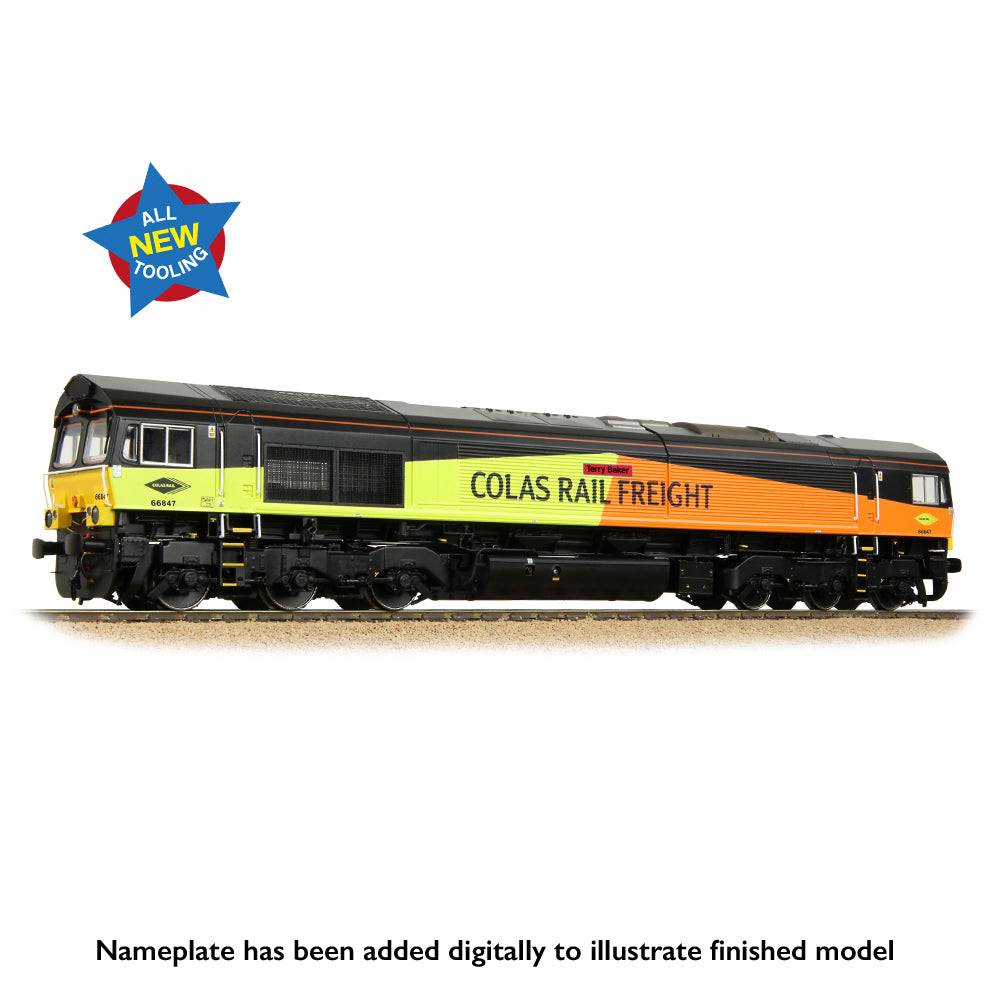 Bachmann 50-004 - Class 66/8 66847 'Terry Baker' Colas Rail Freight