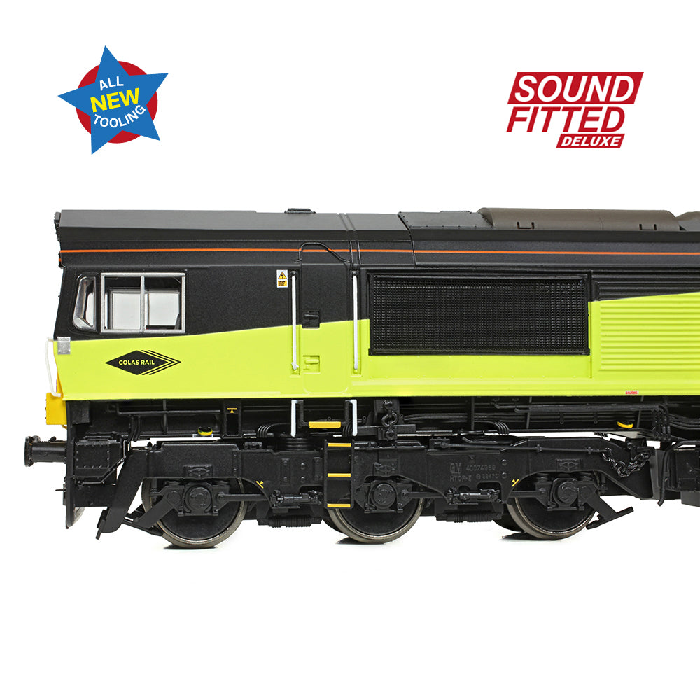Bachmann 50-004ASFX - Class 66/8 66850 'David Maidment OBE' Colas Rail Freight (SOUND FITTED DELUXE)