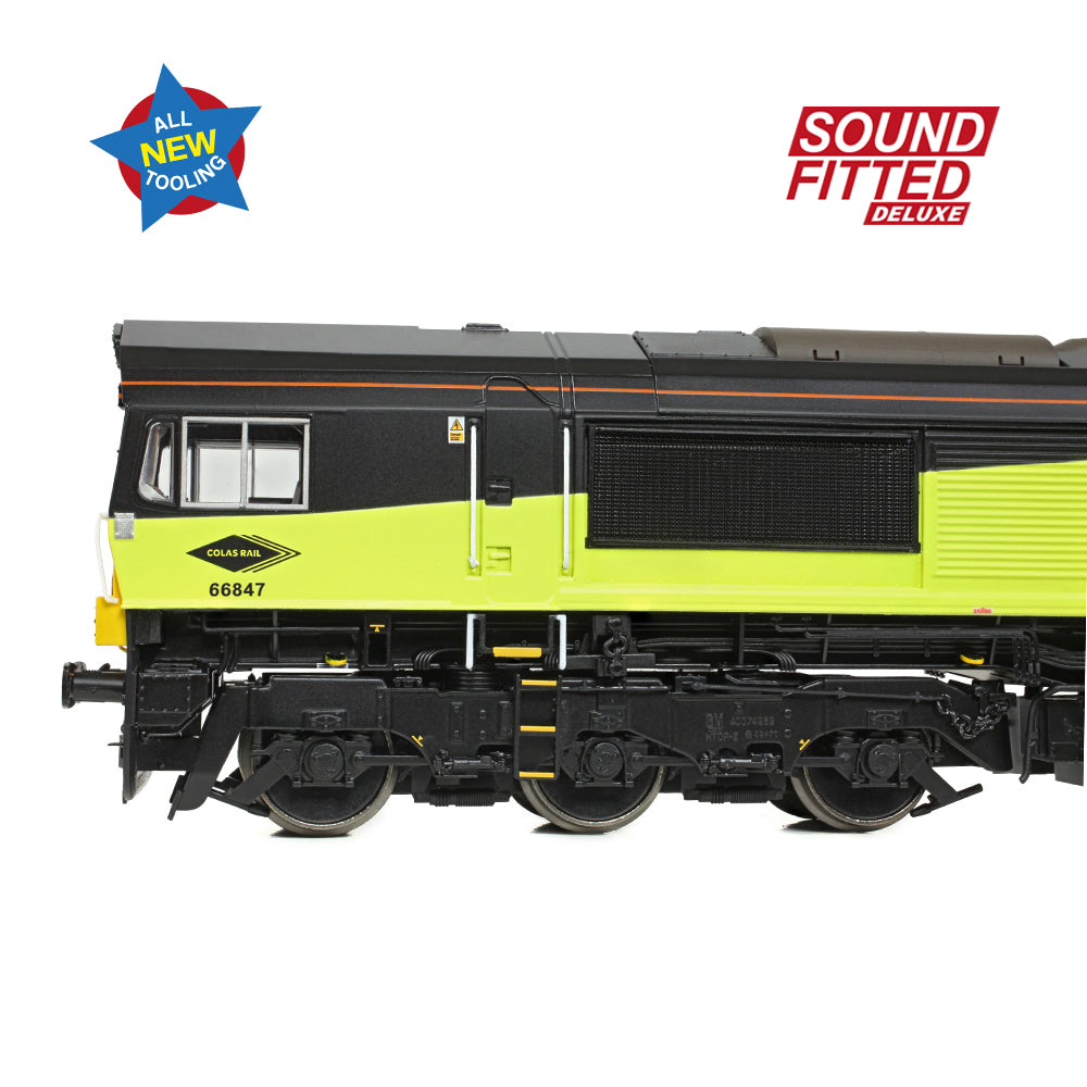 Bachmann 50-004SFX - Class 66/8 66847 'Terry Baker' Colas Rail Freight (SOUND FITTED DELUXE)
