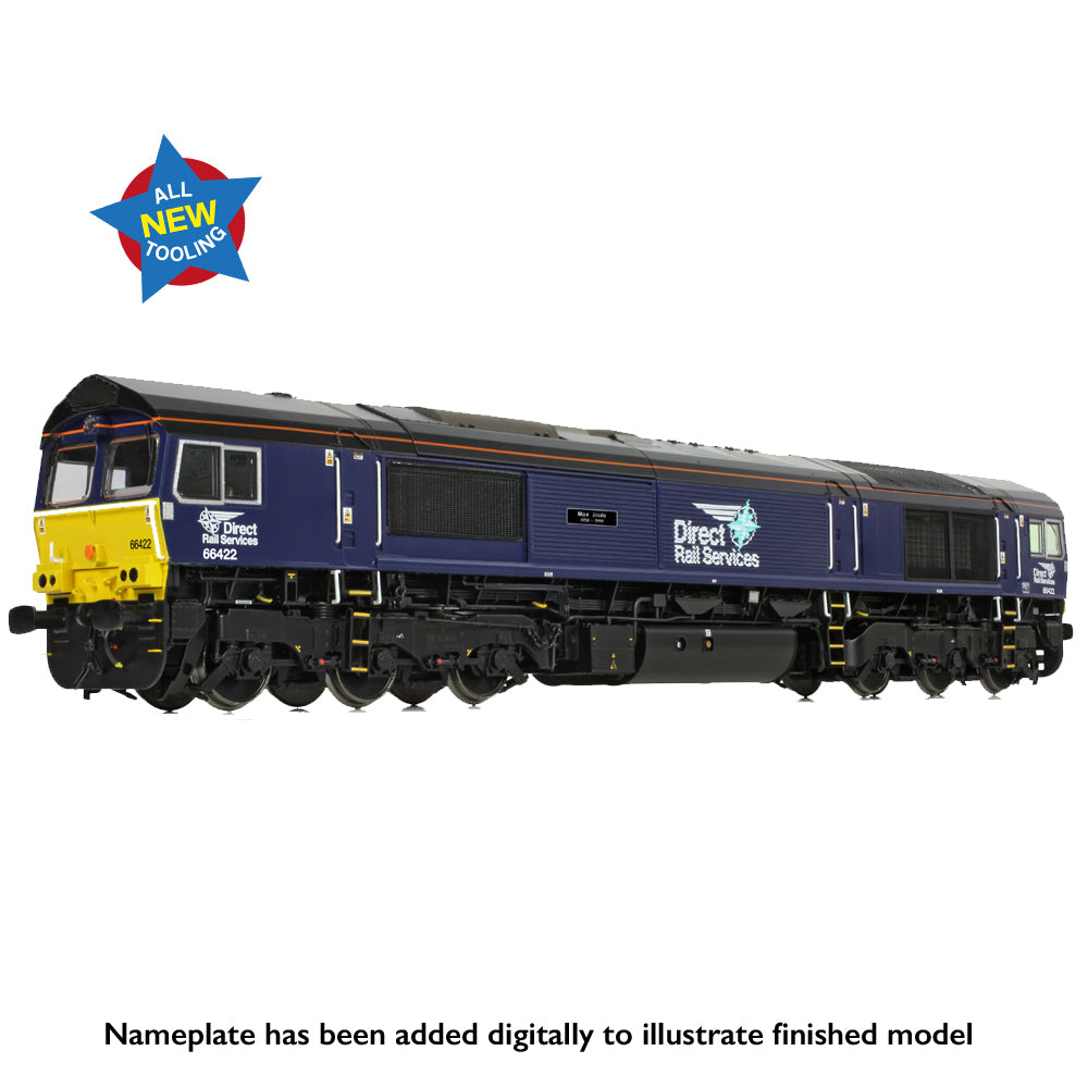 Bachmann 50-010 - Class 66/4 66422 'Max Joule 1958-1999' DRS Compass (Small Logo)