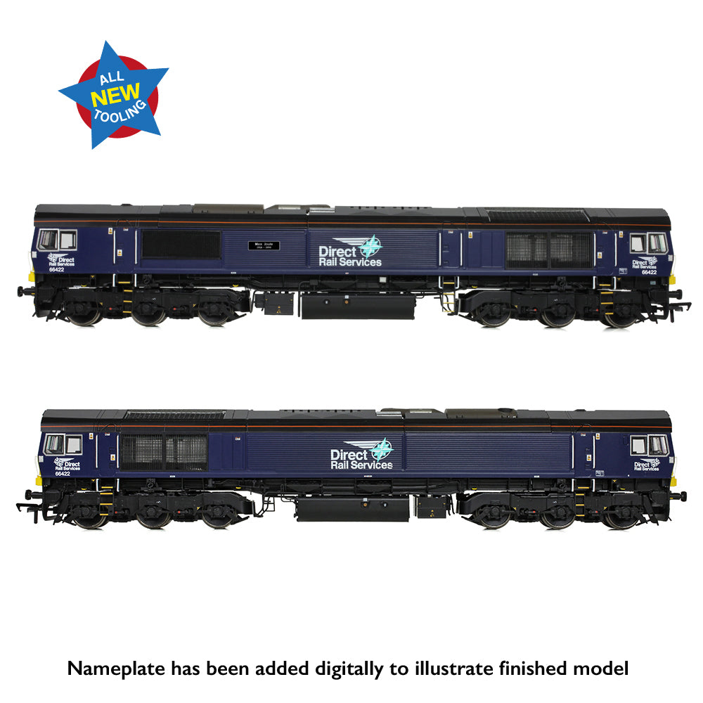 Bachmann 50-010 - Class 66/4 66422 'Max Joule 1958-1999' DRS Compass (Small Logo)