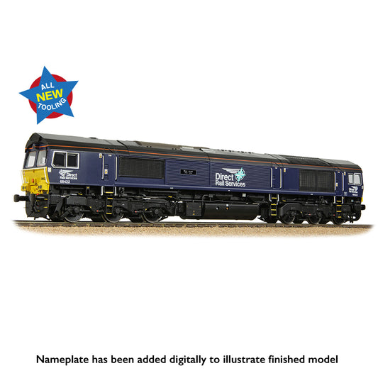 Bachmann 50-010 - Class 66/4 66422 'Max Joule 1958-1999' DRS Compass (Small Logo)