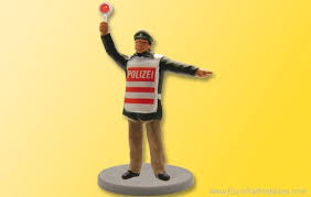 Viessman 5018 - Policeman with illuminated warning light