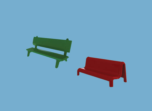 ModelScene 5180 - Platform Seats (12) - N Gauge