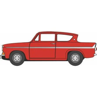 Oxford Diecast 76105012 - Ford Anglia Monaco Red