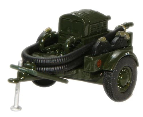 Oxford Diecast 76CCP002 - Green AFS Coventry Climax Pump Trailer