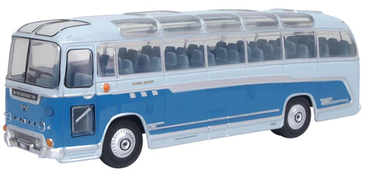 Oxford Diecast 76DB003 - Duple Britannia Coach York Bros.