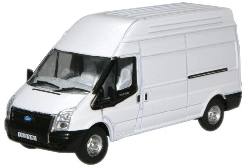 Oxford Diecast 76FT006 - White Transit 2006 LWB High