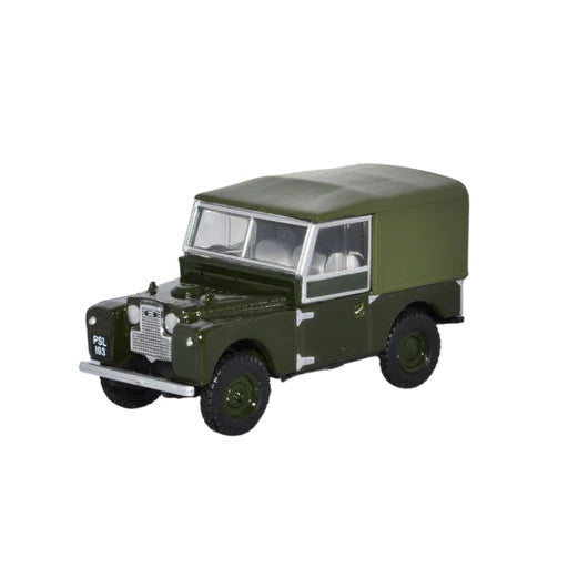 Oxford Diecast 76LAN188024 - Bronze Green Land Rover Series I 88 Canvas