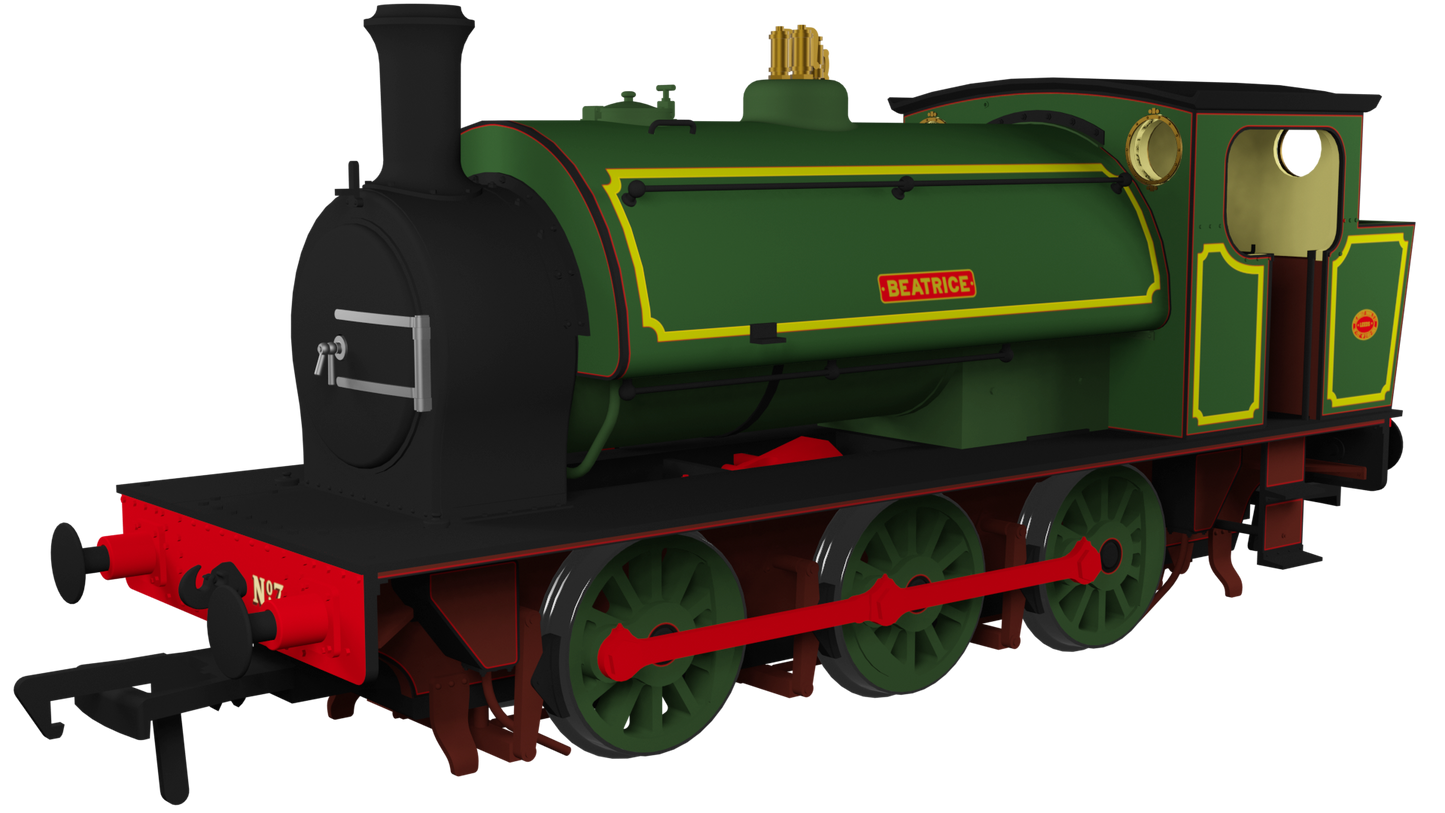 Rapido Trains UK 903013 - Hunslet 16In 0-6-0ST (Batch 2) Lined Green 'Beatrice (As Preserved)