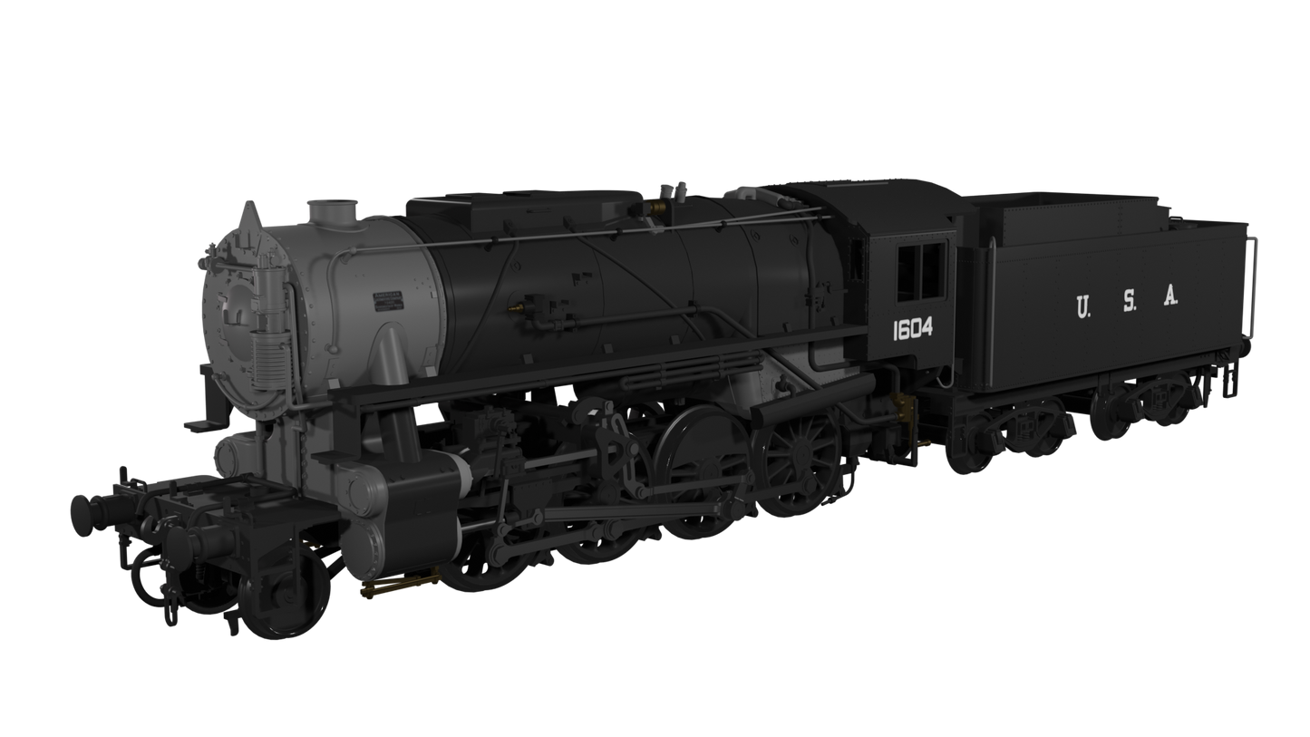 Rapido Trains - 926001 - USATC S160 No.1604 - DCC Ready