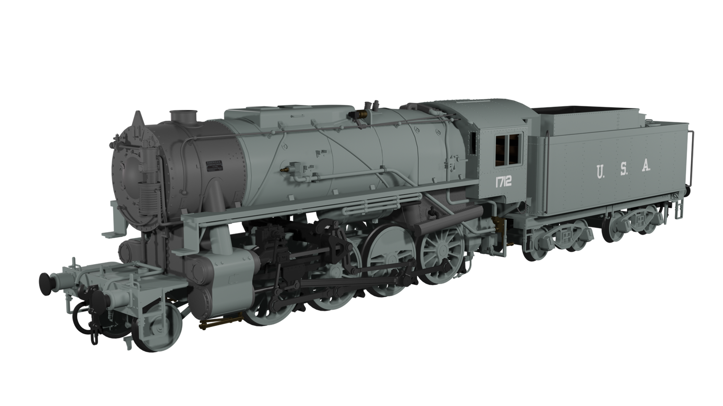 Rapido Trains - 926503 - USATC S160 No.1712 (DCC Sound Fitted)