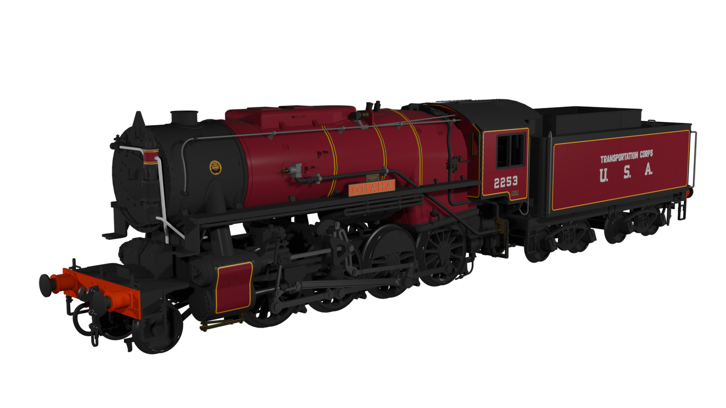 Rapido Trains - 926008 - USATC S160 No.2253′ Omaha’ (as preserved)