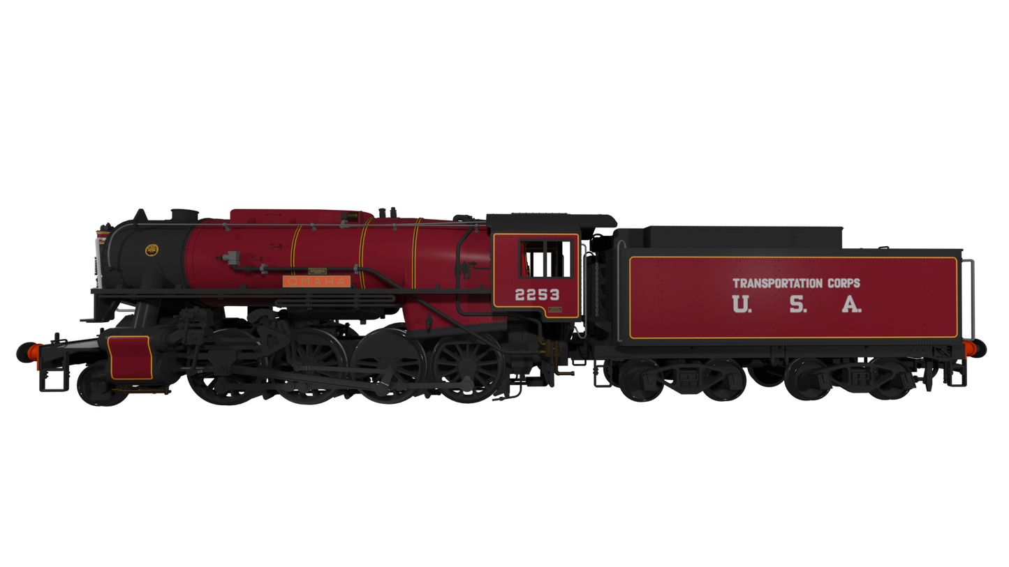 Rapido Trains - 926008 - USATC S160 No.2253′ Omaha’ (as preserved)