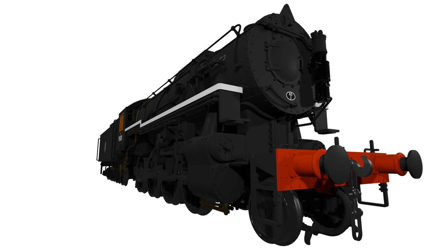 Rapido Trains - 926509 - USATC S160 No.95820 ‘Big Jim’ (BR black) (DCC Sound Fitted)