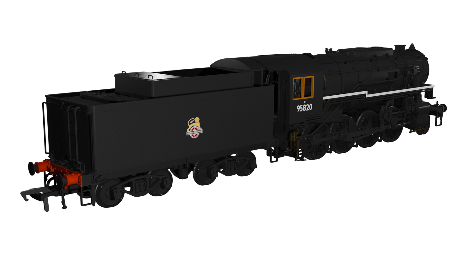 Rapido Trains - 926509 - USATC S160 No.95820 ‘Big Jim’ (BR black) (DCC Sound Fitted)