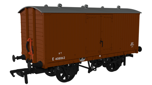 Rapido Trains UK 930012 - GNR 8 Ton Van – BR No.E408862