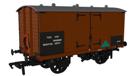 Rapido Trains UK 930015 - GNR 8 Ton Van – BR Tool Van No.E432764