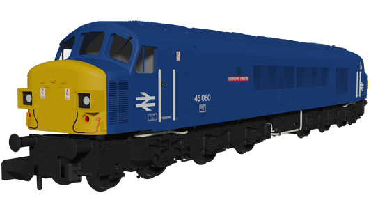 Rapido Trains UK 948108 - Class 45 45060 “Sherwood Forester” BR Blue With Domino Headcodes  DC/SILENT