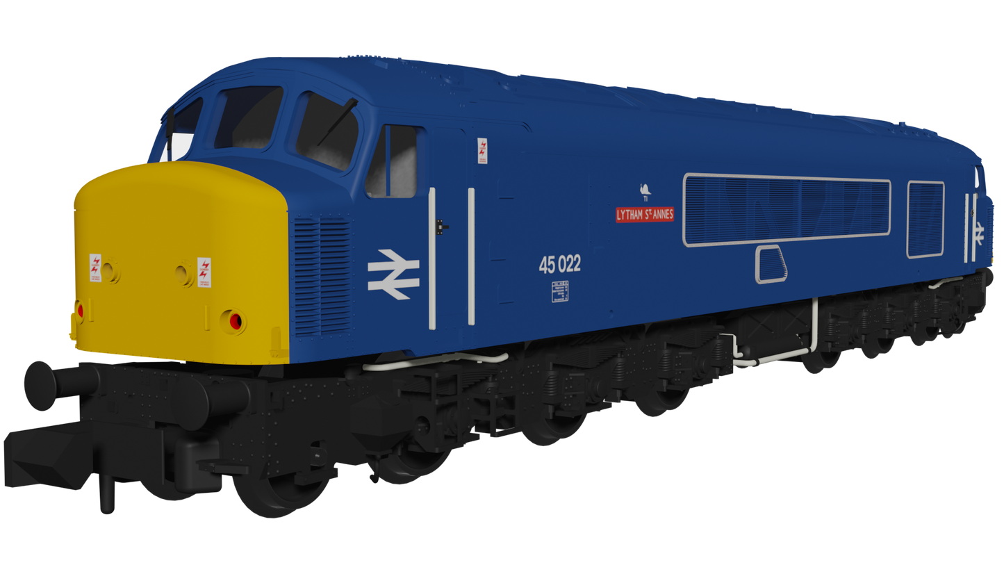 Rapido Trains UK 948610 - Class 45 45022 “Lytham St Annes” BR Blue With Sealed Beam Headlights (DCC SOUND FITTED)