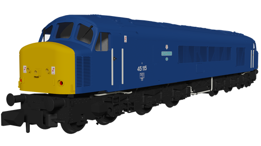 Rapido Trains UK 948611 - Class 45 45115 “Apollo” BR Blue BR Blue With Sealed Beam & Hight Intensity Headlights (DCC SOUND FITTED)