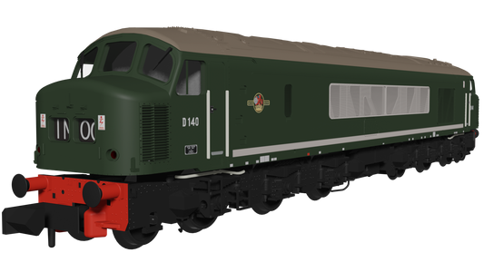 Rapido Trains UK 948701 - Class 46 - Class 46 D140 1961 All Over Green livery (DCC SOUND FITTED)