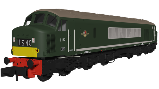 Rapido Trains UK 948702 - Class 46 D182 BR Green With Small Yellow Panels (DCC SOUND FITTED)