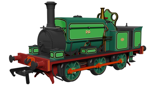 Rapido Trains UK 960505 - Manning Wardle L Class – Logan and Hemmingway No.20 - DCC SOUND FITTED
