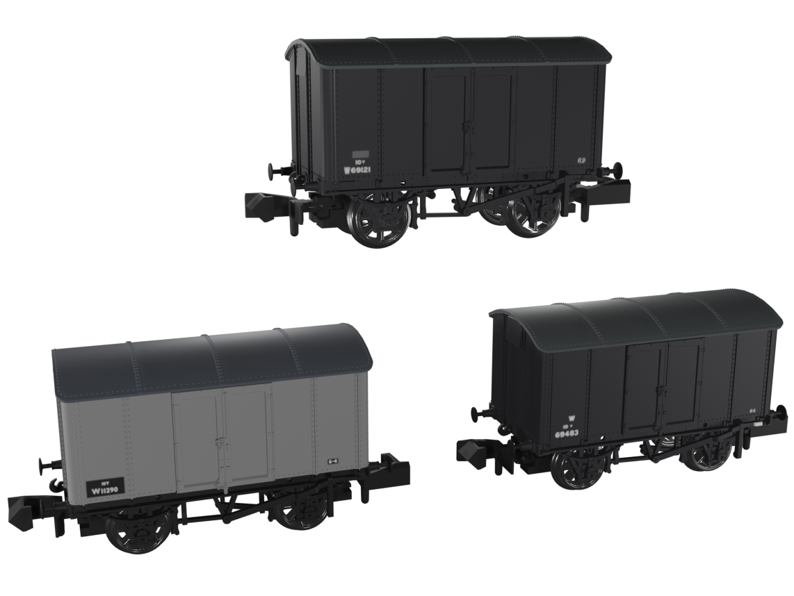 Rapido Trains UK 961011 - Iron Mink - BR (W) Triple Pack