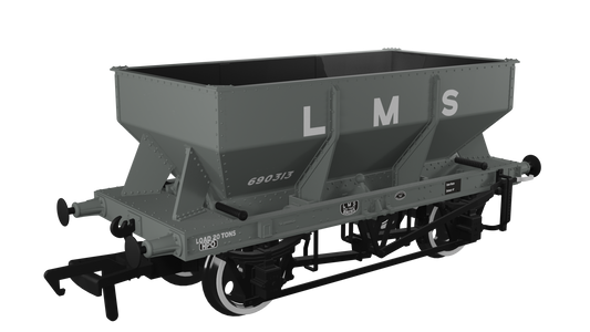 Rapido Trains UK 963001 - LMS Iron Ore Hopper - LMS (pre-36) No. 690313
