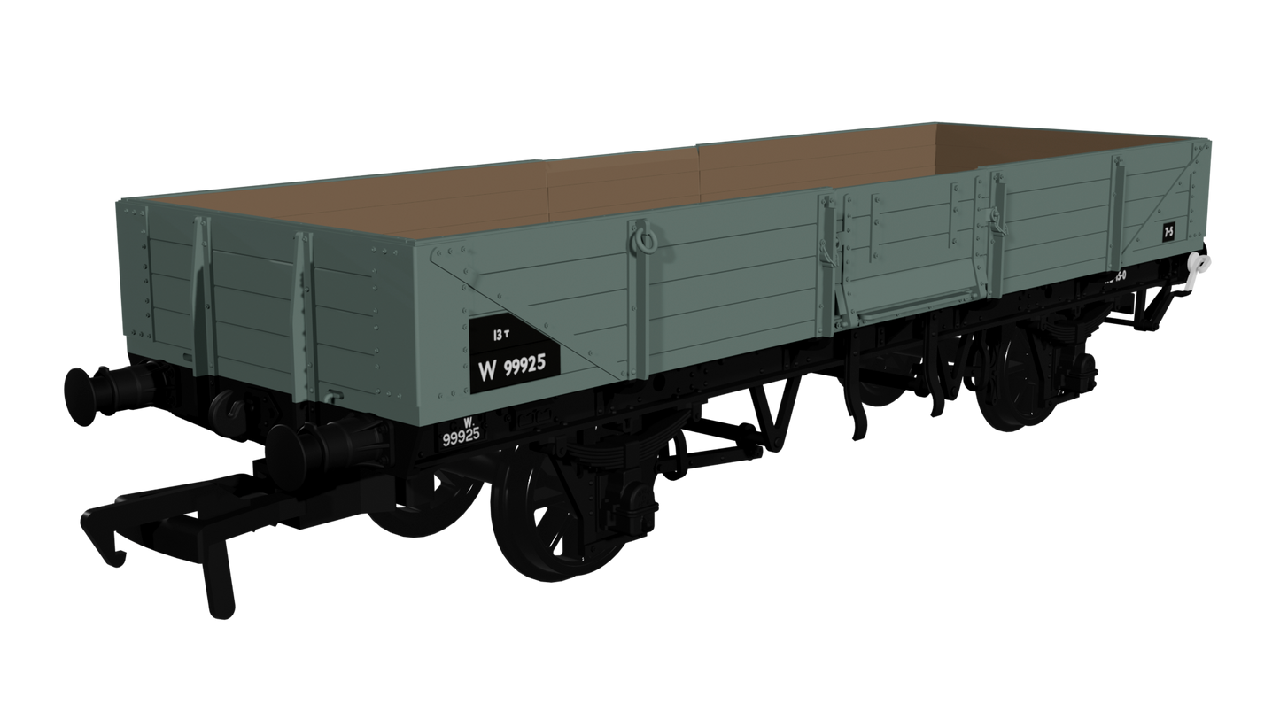 Rapido Trains UK 964010 - GWR ‘Open C’ – BR No.W99925