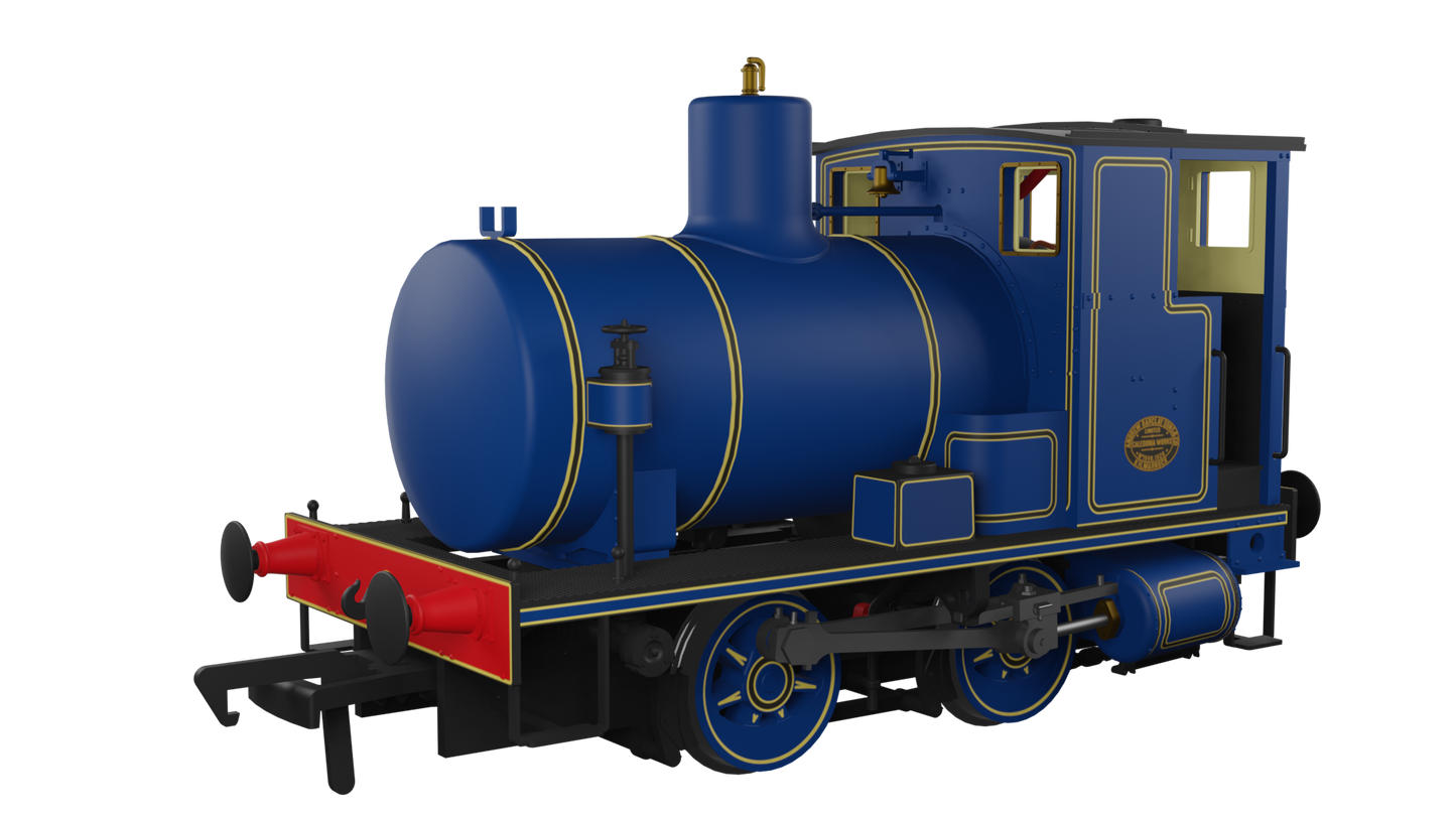 Rapido Trains UK 965002 - Andrew Barclay Fireless 0-4-0 Lined Caledonian Blue