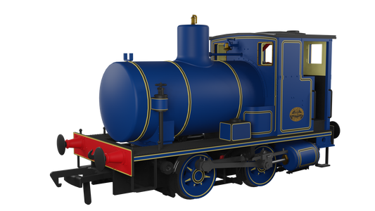 Rapido Trains UK 965002 - Andrew Barclay Fireless 0-4-0 Lined Caledonian Blue
