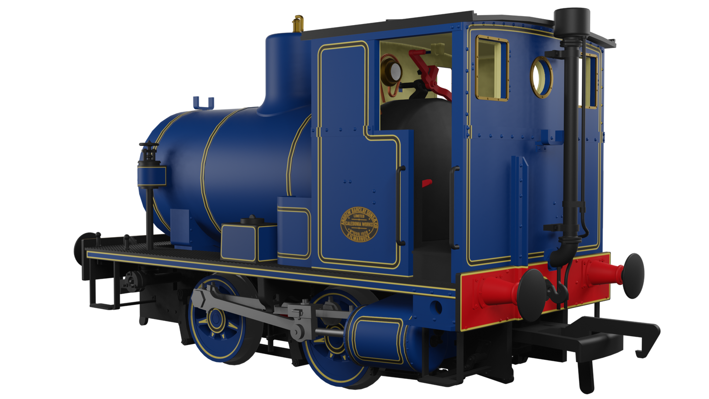 Rapido Trains UK 965002 - Andrew Barclay Fireless 0-4-0 Lined Caledonian Blue