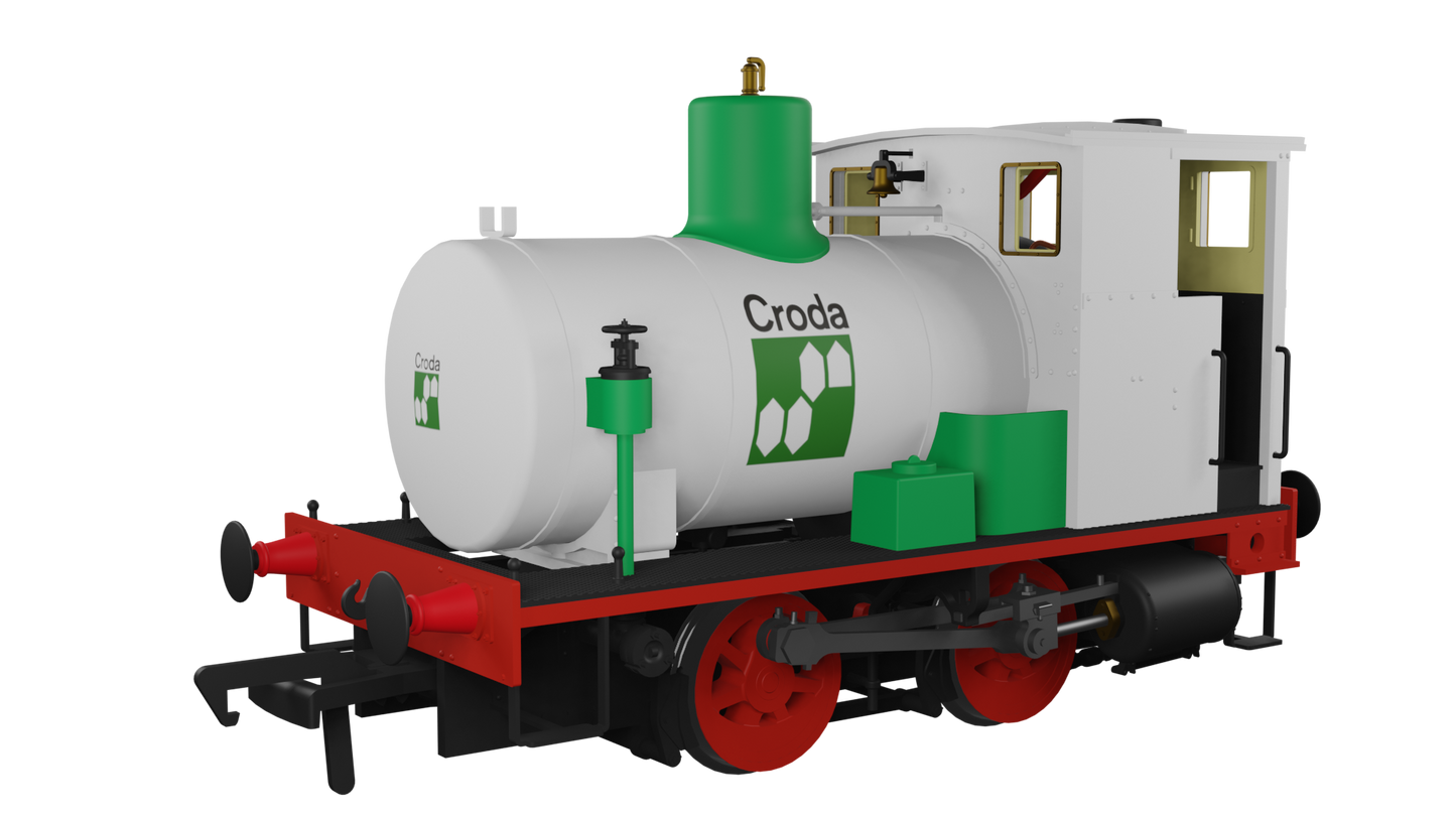 Rapido Trains UK 965503 - Andrew Barclay Fireless 0-4-0 Croda Chemicals Works No. 1944 (SOUND FITTED)
