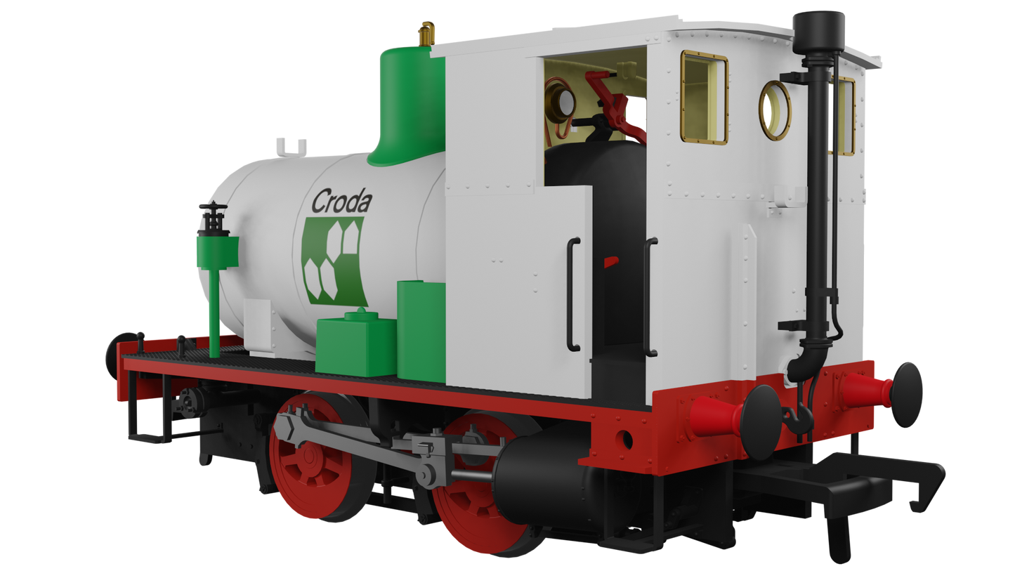 Rapido Trains UK 965503 - Andrew Barclay Fireless 0-4-0 Croda Chemicals Works No. 1944 (SOUND FITTED)