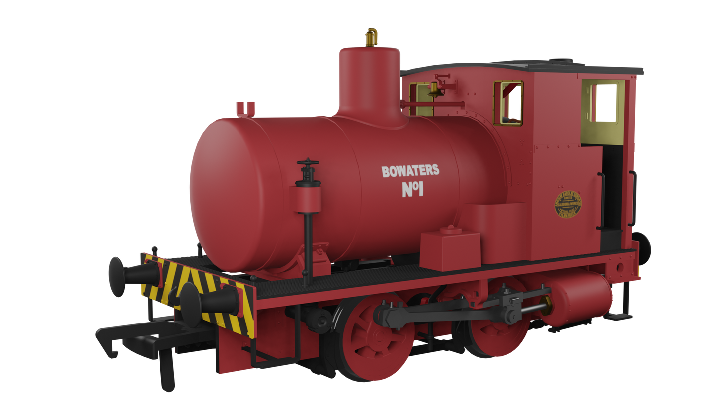 Rapido Trains UK 965505 - Andrew Barclay Fireless 0-4-0 Bowaters (Ellesmere) No.1 Works No. 1982 (SOUND FITTED)