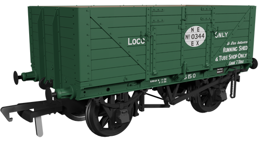 Rapido Trains 973007 - GER Dia.48 7-plank – LNER Loco No.0344