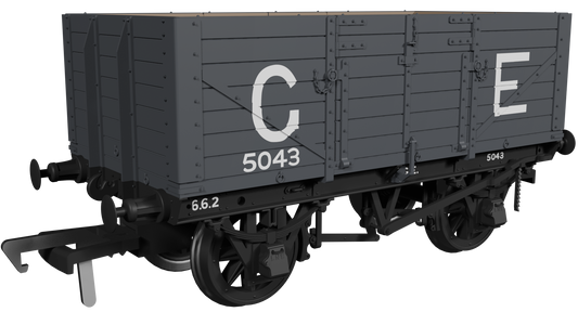 Rapido Trains 973010 - GER Dia.48 7-plank – GER (As Preserved) No.5043