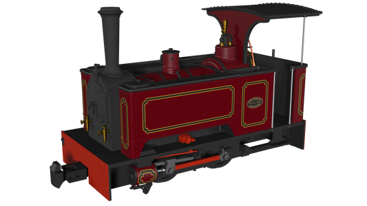 Rapido Trains 986006 - Kerr Stuart Sirdar - Lined Maroon (DCC Ready)