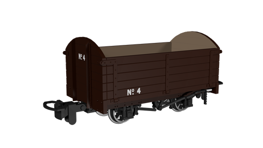 Rapido 990001 - Dropside Open Wagon In Plain Brown No.4
