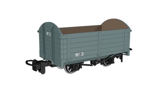 Rapido Trains 990004 - Dropside Open Wagon In Plain Grey No.3