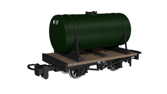 Rapido Trains 990102 - Cylindrical Tank – Plain Green No.17
